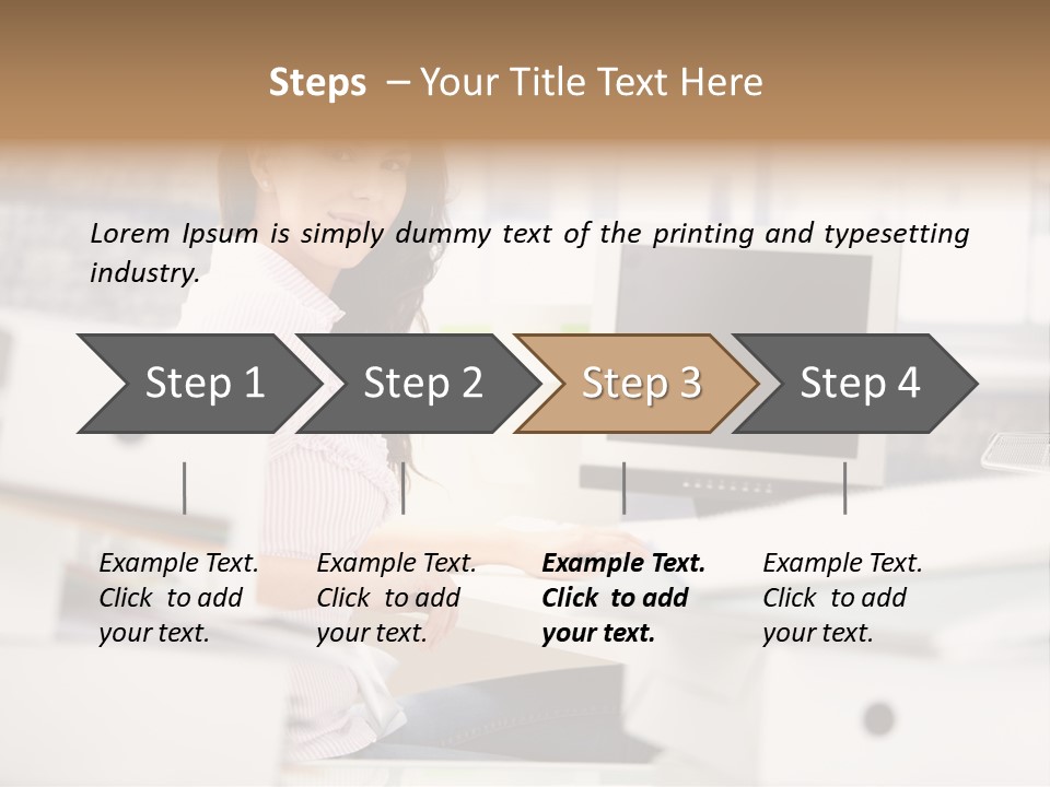 Worker Good Woman PowerPoint Template