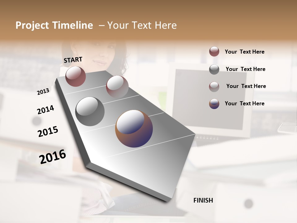 Worker Good Woman PowerPoint Template