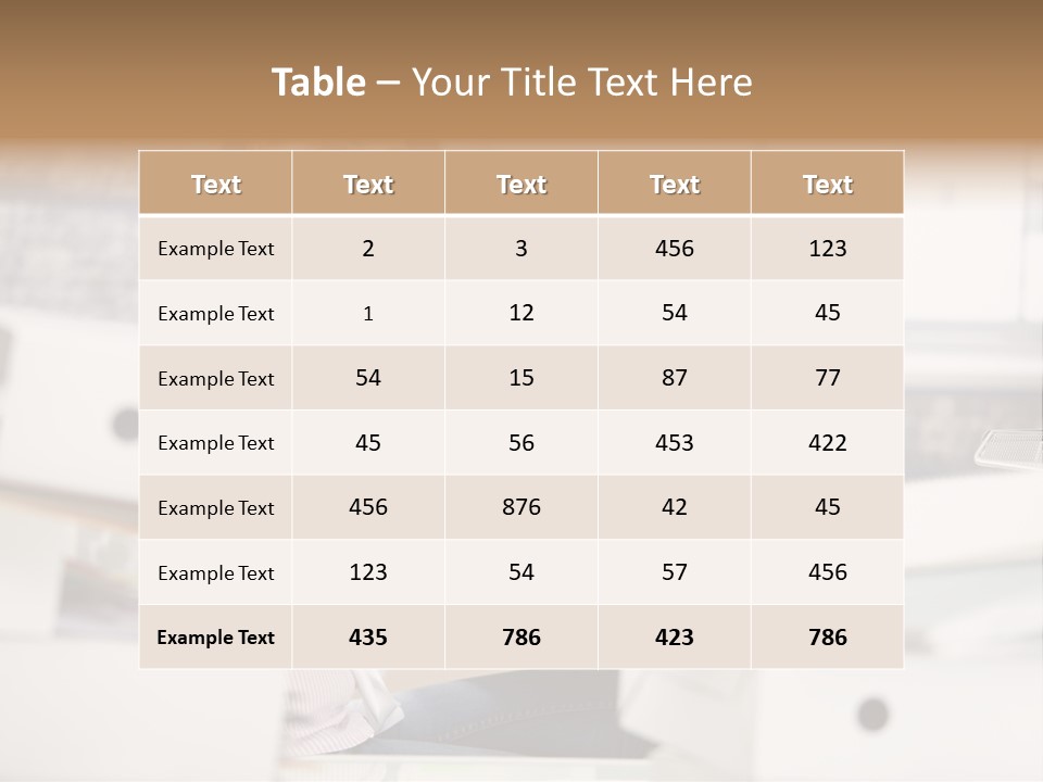 Worker Good Woman PowerPoint Template