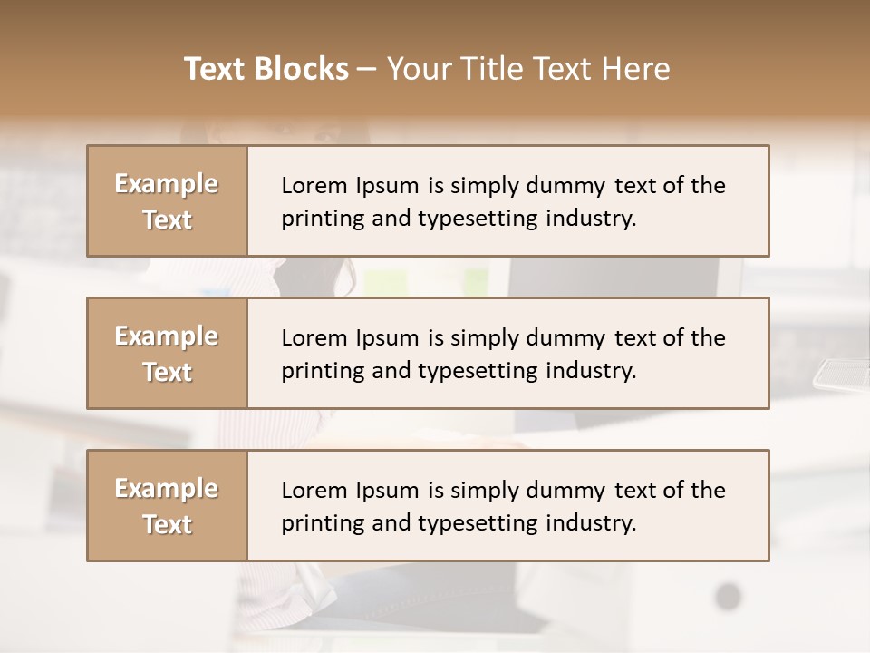 Worker Good Woman PowerPoint Template