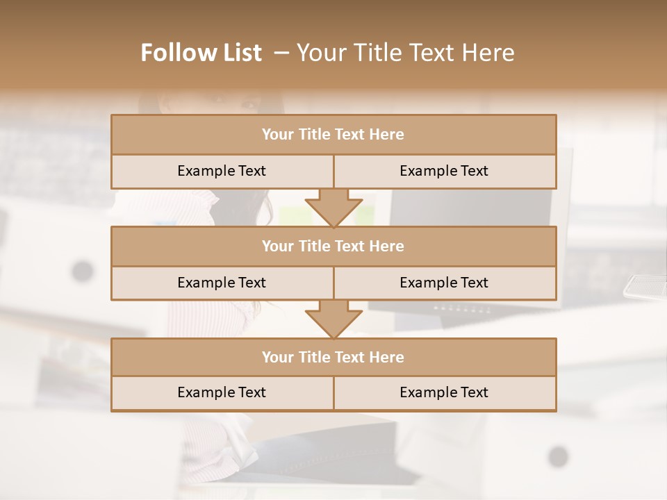 Worker Good Woman PowerPoint Template