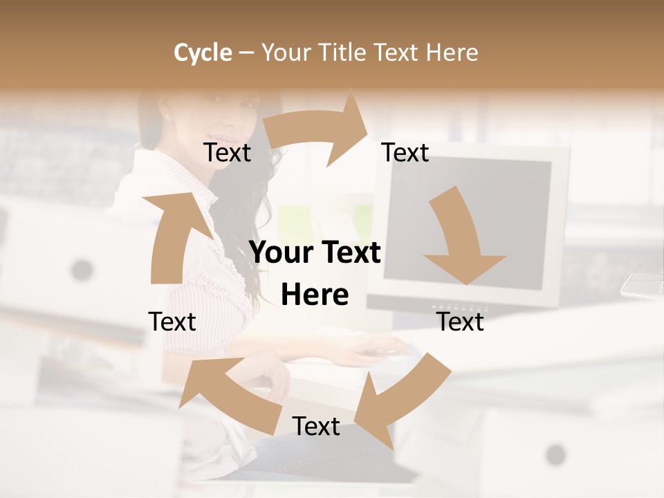 Worker Good Woman PowerPoint Template