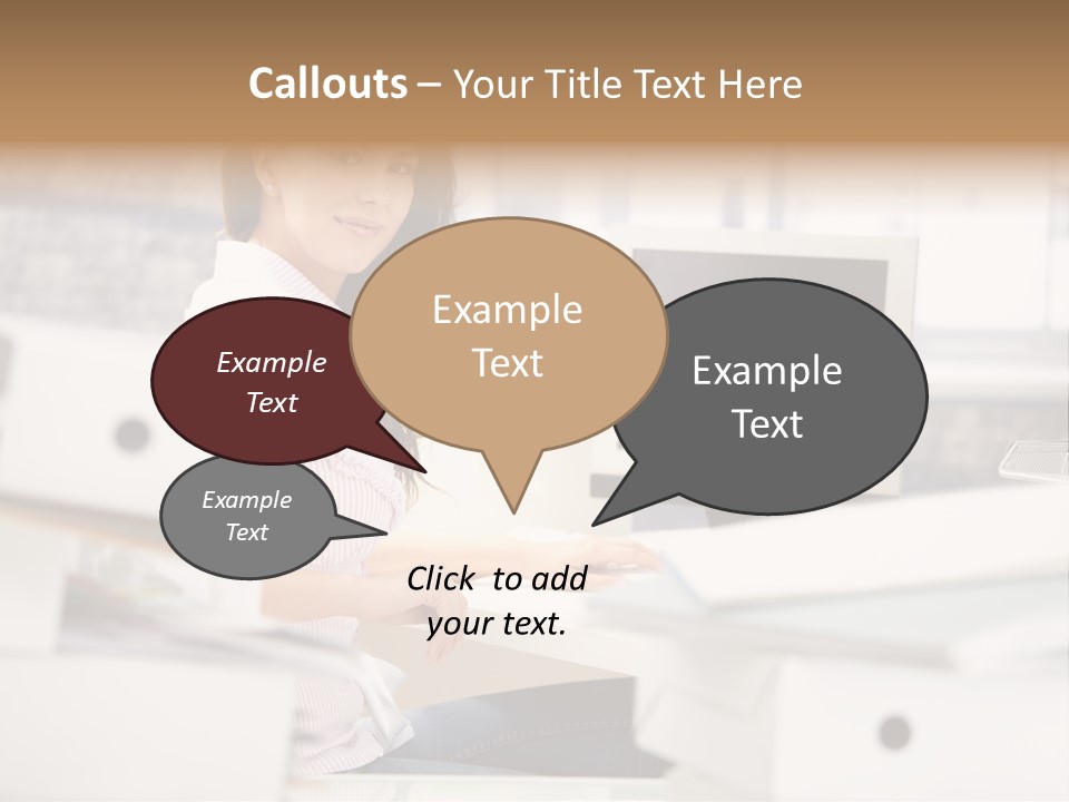 Worker Good Woman PowerPoint Template