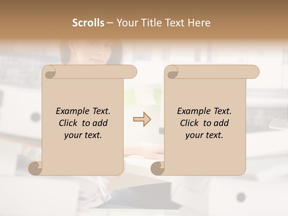 Worker Good Woman PowerPoint Template