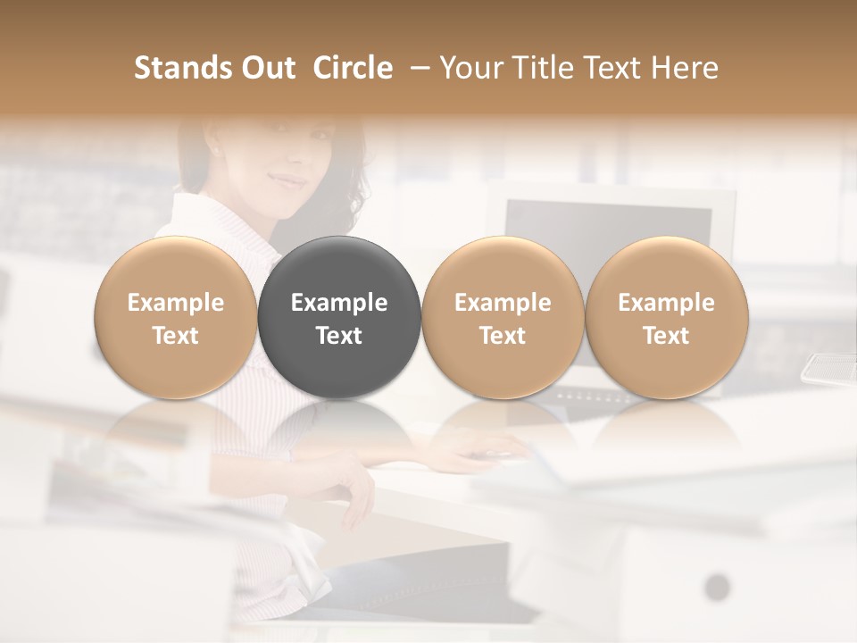 Worker Good Woman PowerPoint Template