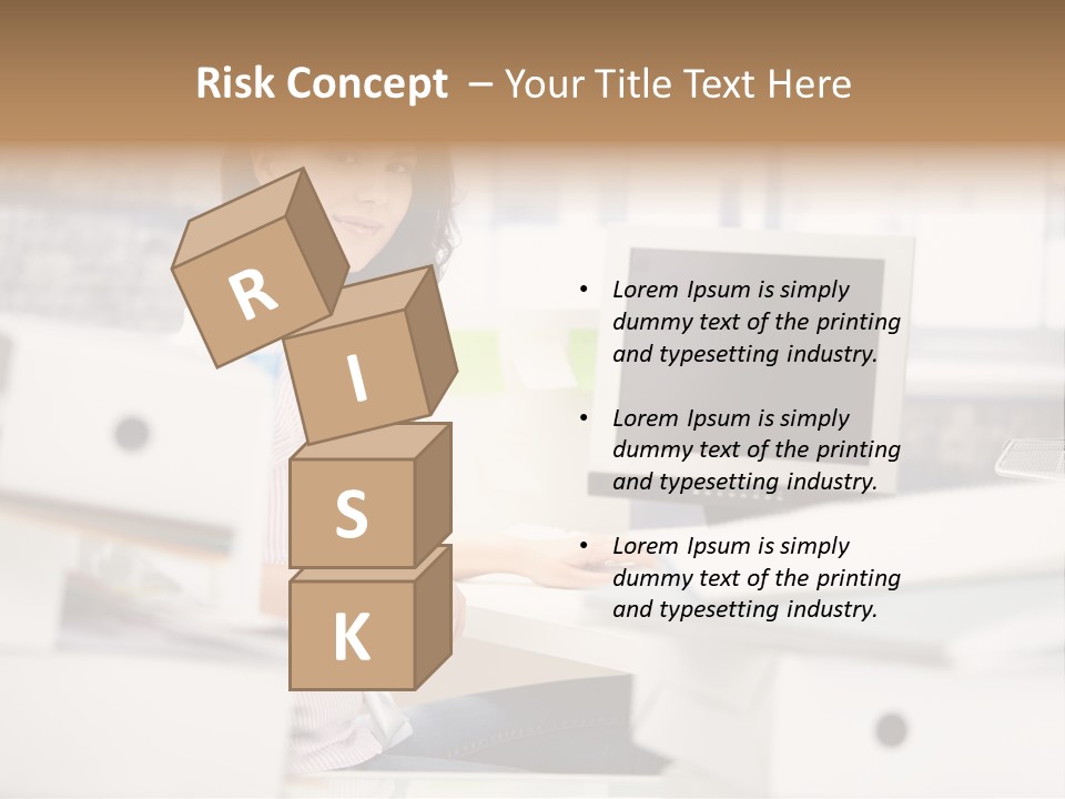 Worker Good Woman PowerPoint Template