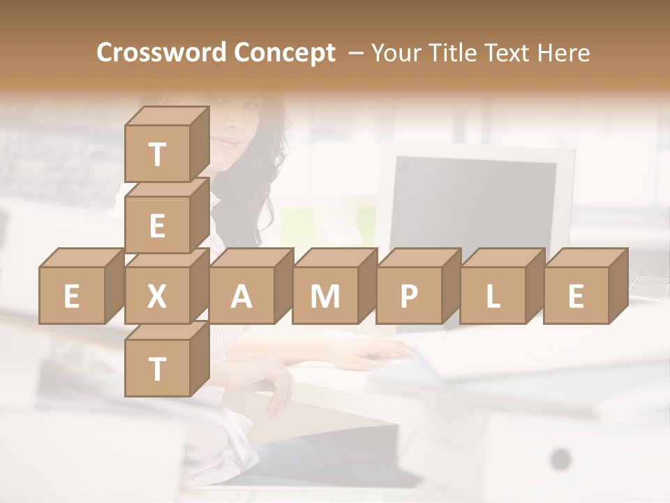 Worker Good Woman PowerPoint Template