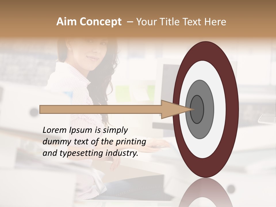 Worker Good Woman PowerPoint Template