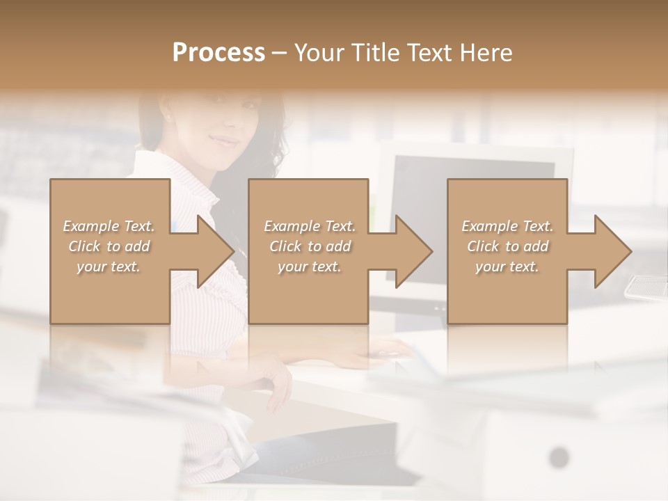 Worker Good Woman PowerPoint Template