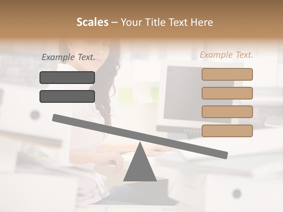 Worker Good Woman PowerPoint Template