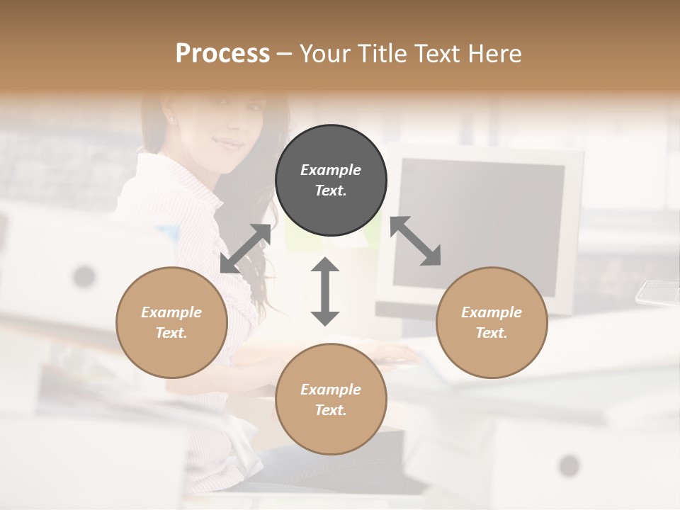 Worker Good Woman PowerPoint Template