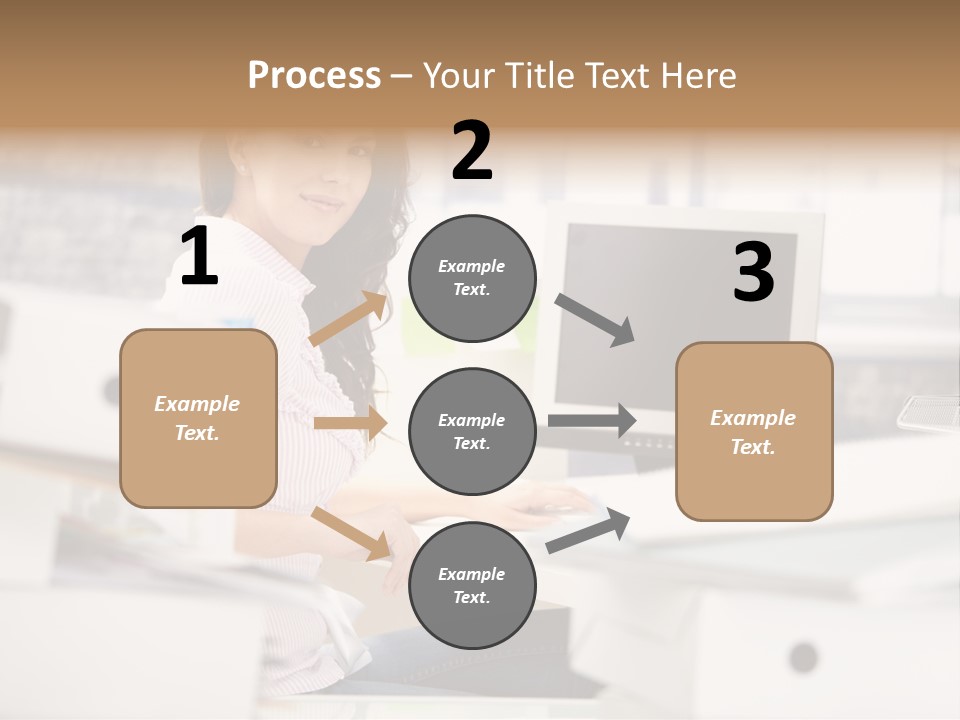 Worker Good Woman PowerPoint Template