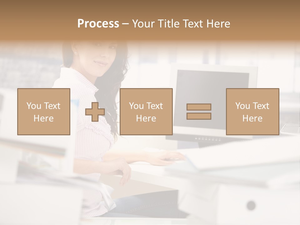 Worker Good Woman PowerPoint Template