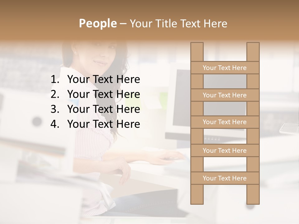 Worker Good Woman PowerPoint Template