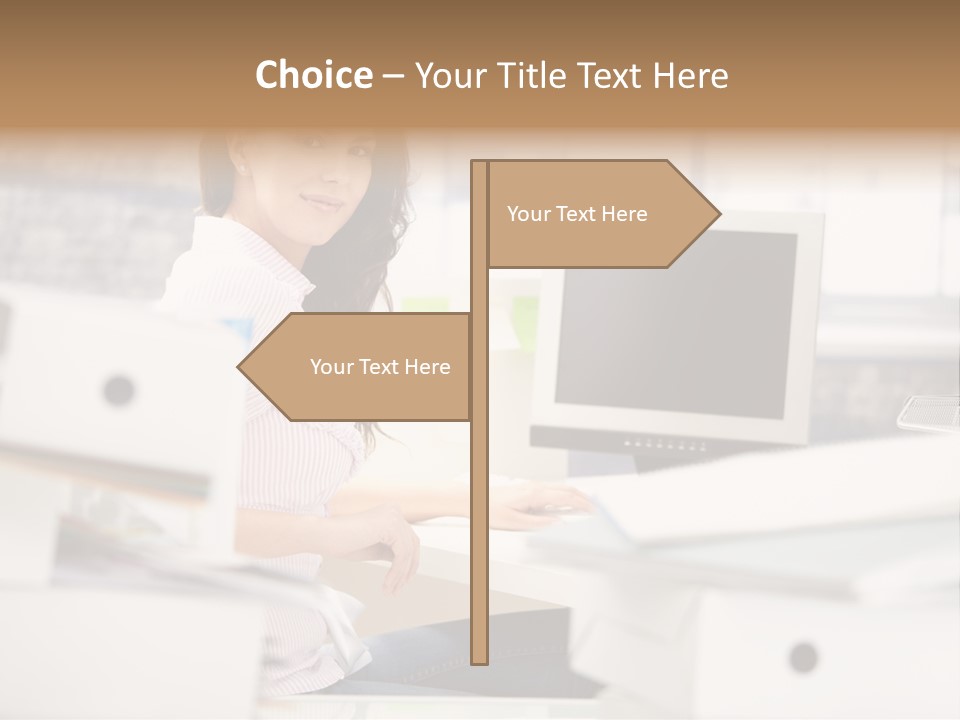 Worker Good Woman PowerPoint Template