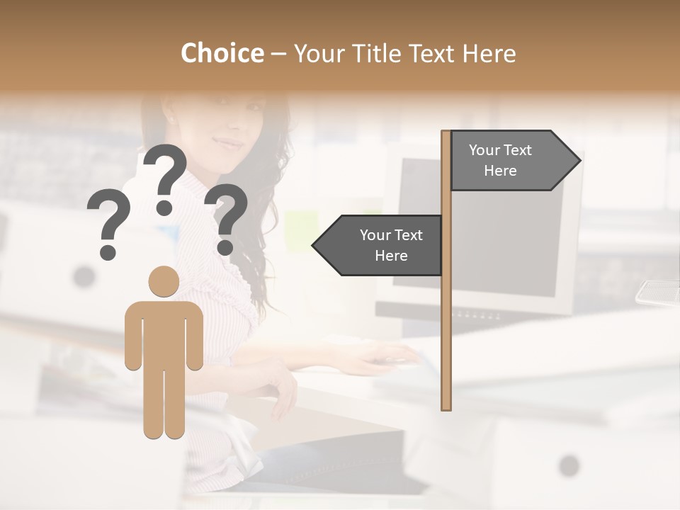 Worker Good Woman PowerPoint Template