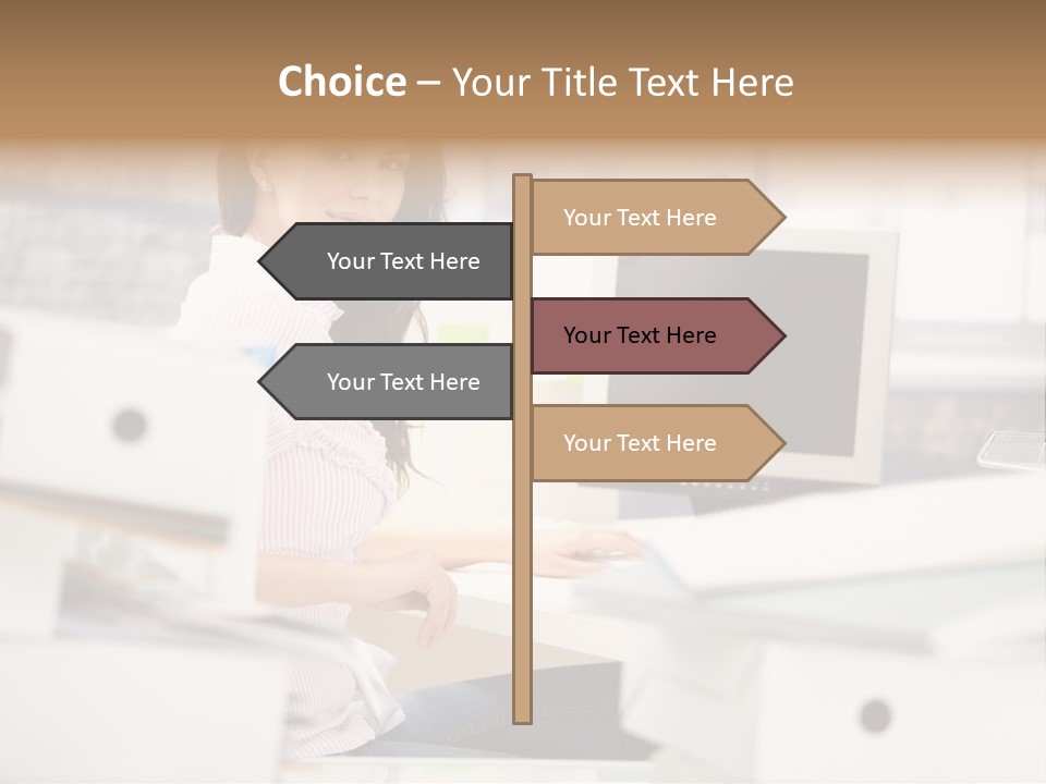 Worker Good Woman PowerPoint Template