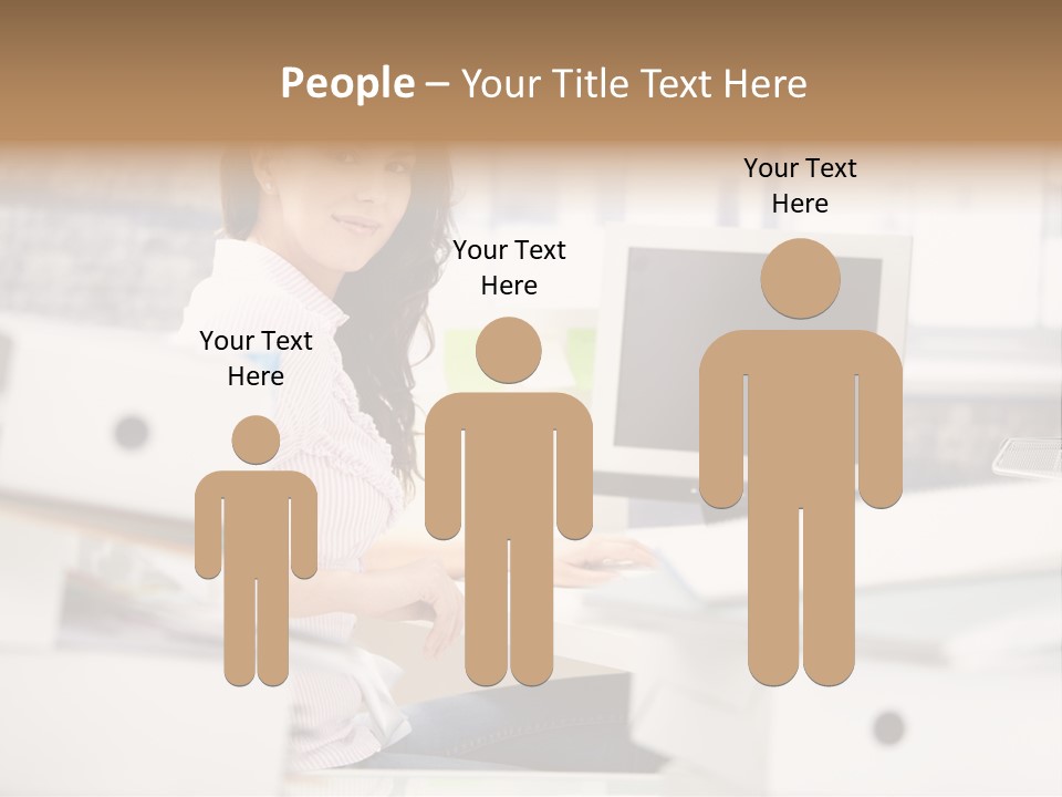 Worker Good Woman PowerPoint Template