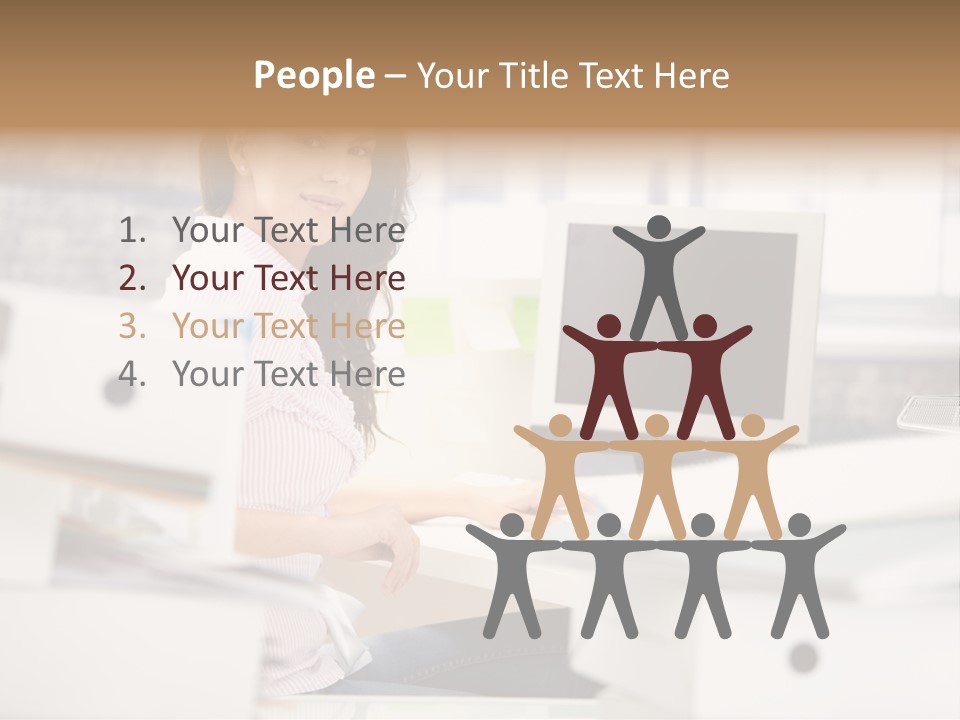 Worker Good Woman PowerPoint Template