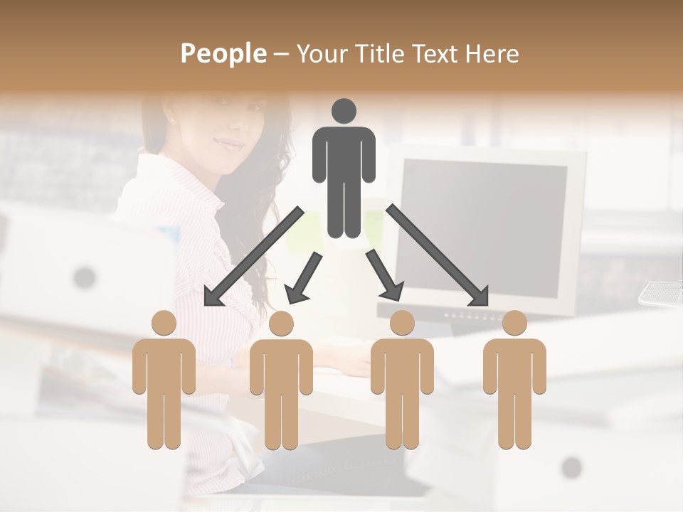 Worker Good Woman PowerPoint Template