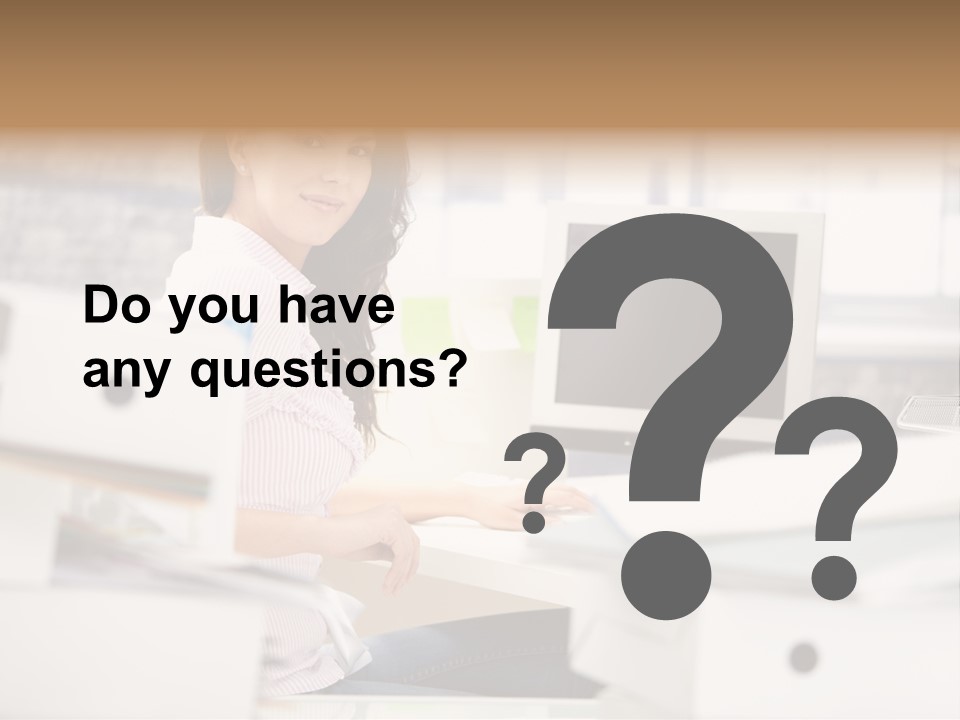 Worker Good Woman PowerPoint Template