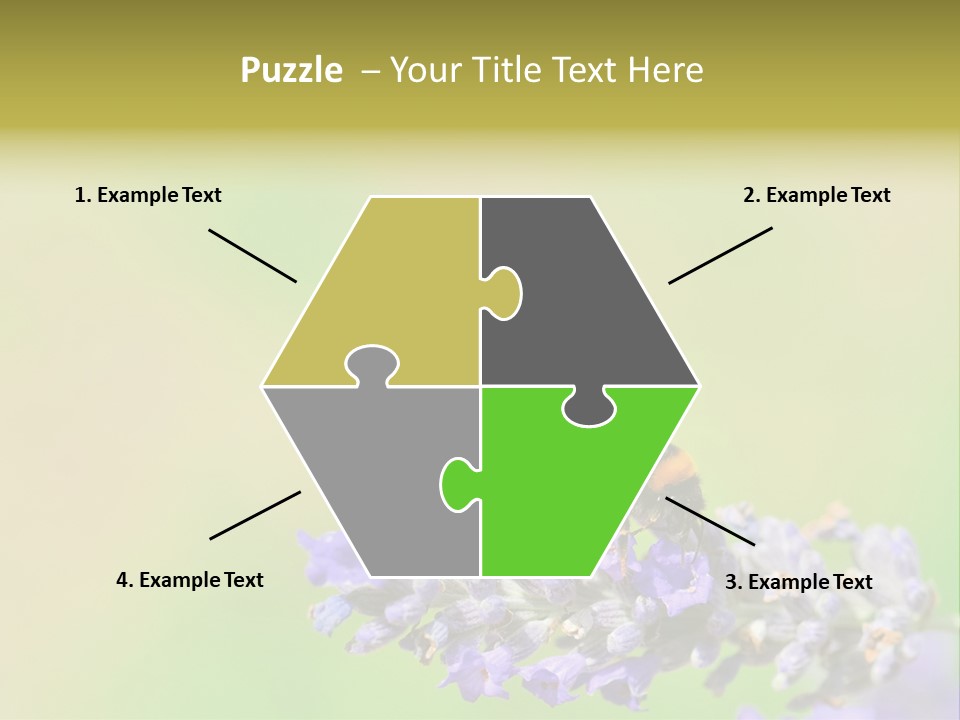 Furry Pollination Pollen PowerPoint Template
