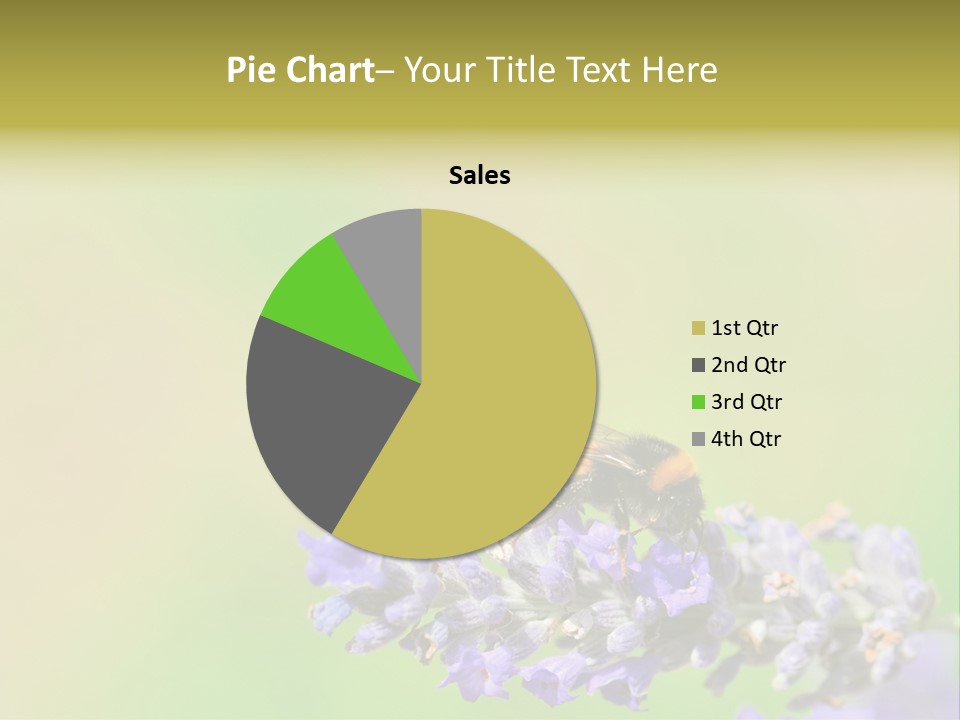 Furry Pollination Pollen PowerPoint Template