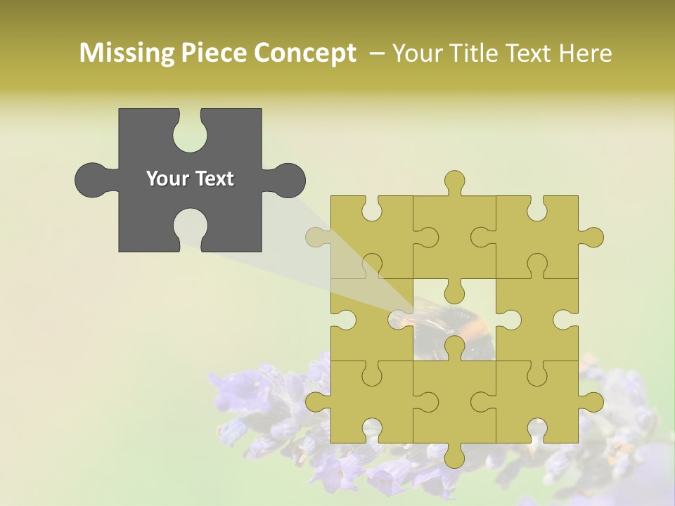 Furry Pollination Pollen PowerPoint Template