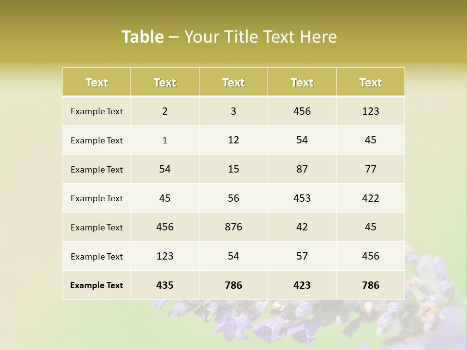 Furry Pollination Pollen PowerPoint Template