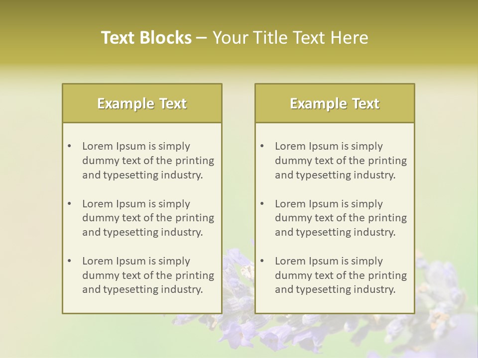 Furry Pollination Pollen PowerPoint Template