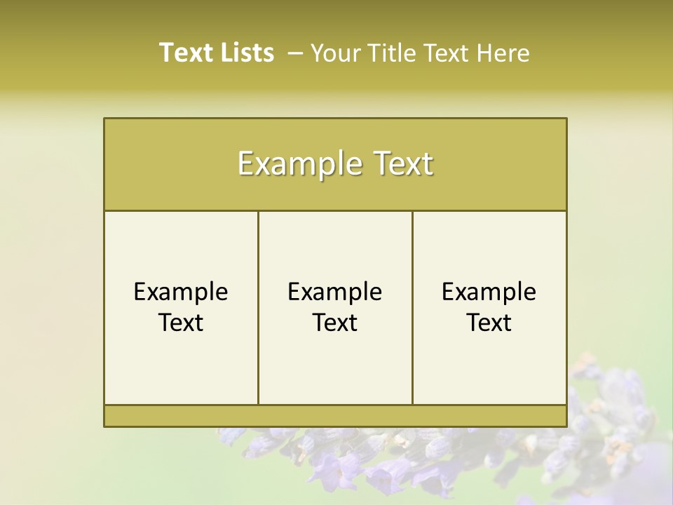 Furry Pollination Pollen PowerPoint Template