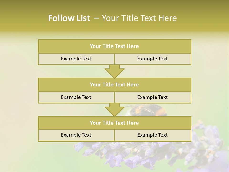 Furry Pollination Pollen PowerPoint Template