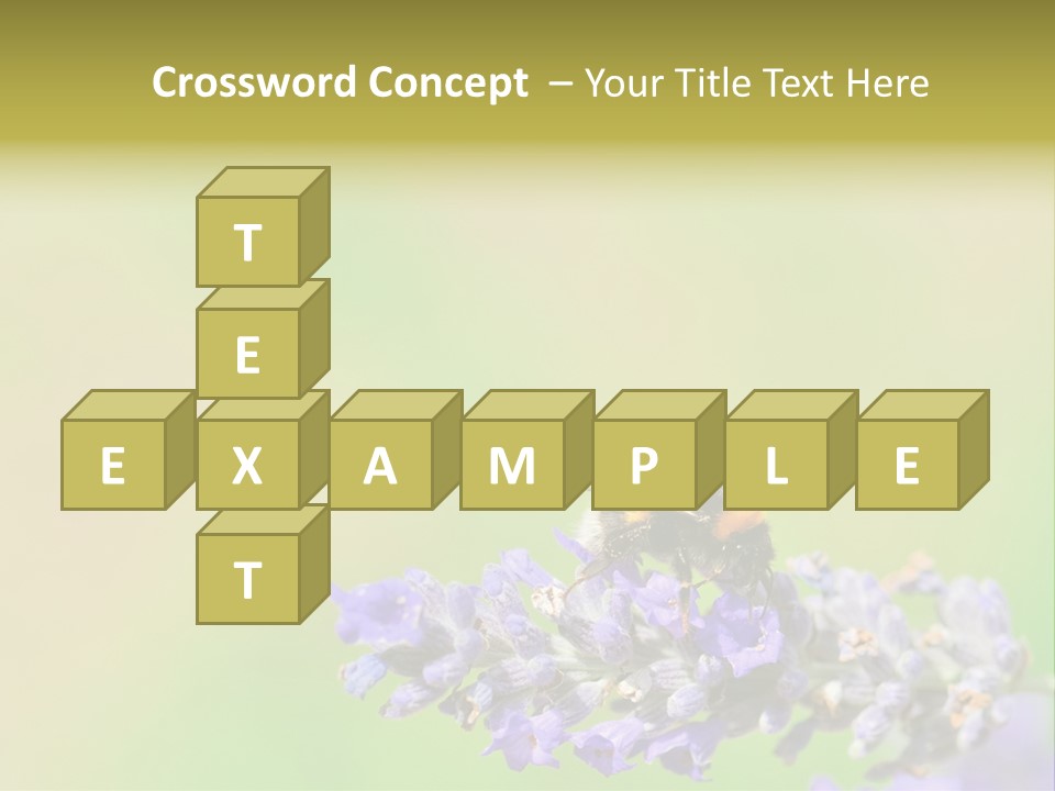Furry Pollination Pollen PowerPoint Template