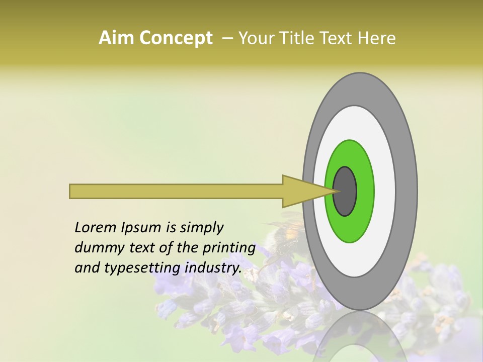 Furry Pollination Pollen PowerPoint Template