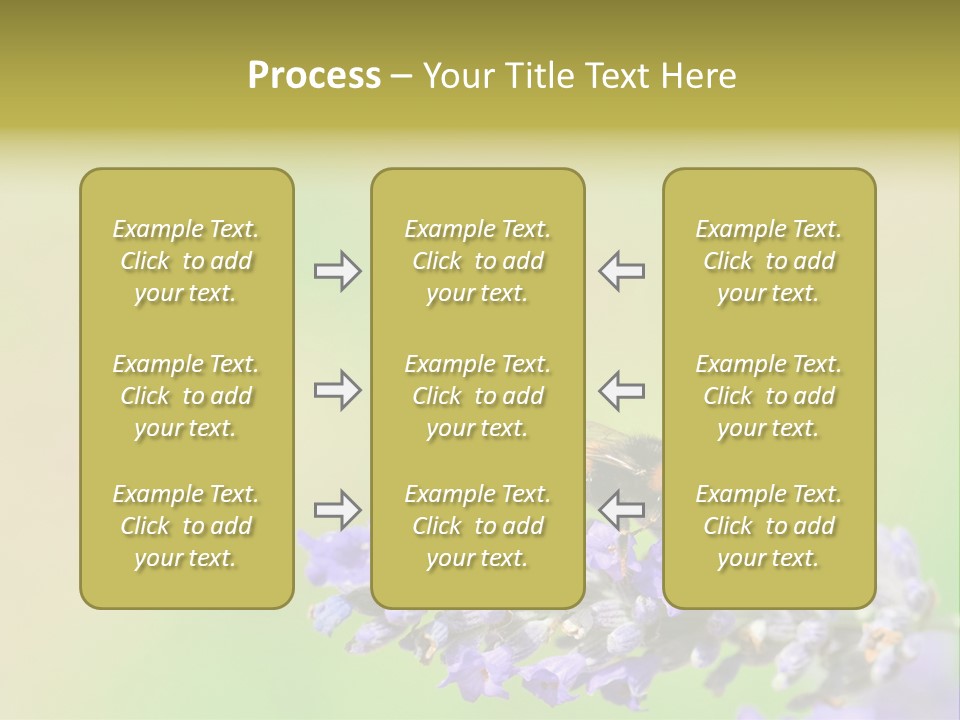 Furry Pollination Pollen PowerPoint Template