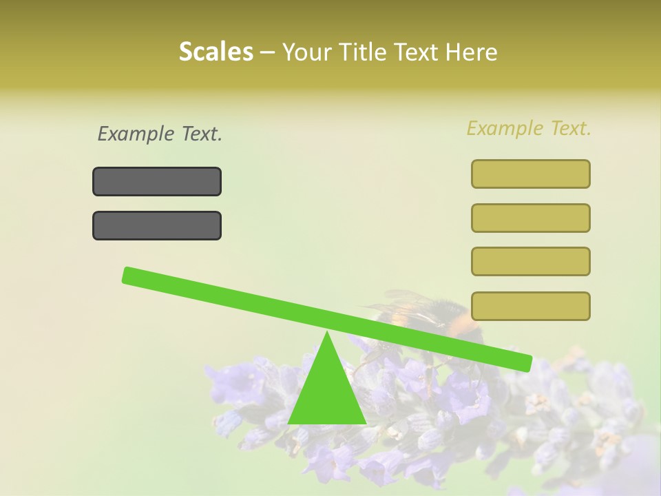 Furry Pollination Pollen PowerPoint Template