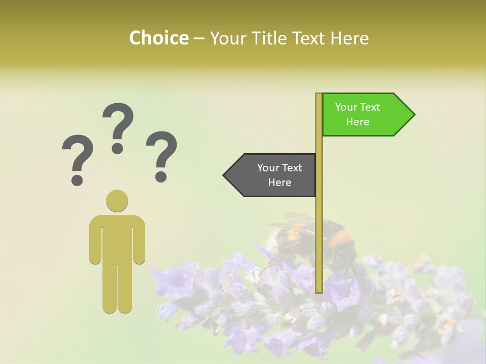 Furry Pollination Pollen PowerPoint Template