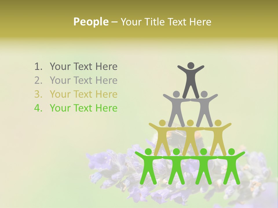 Furry Pollination Pollen PowerPoint Template