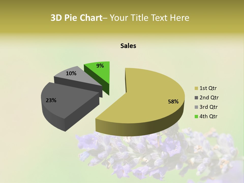 Furry Pollination Pollen PowerPoint Template