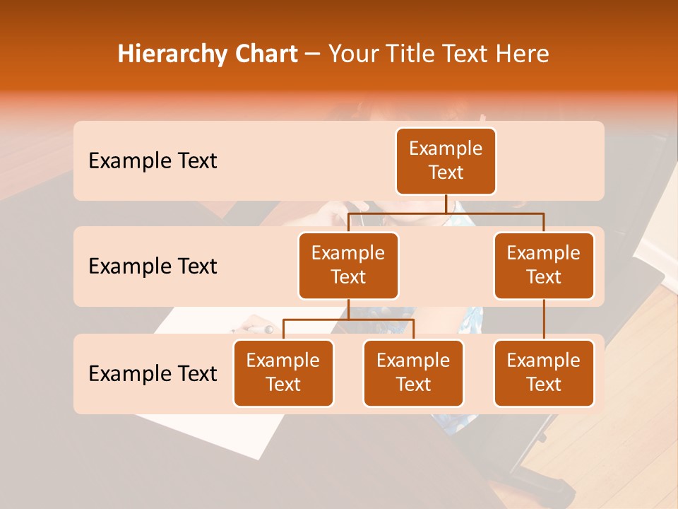 A Little Girl Sitting At A Desk Talking On A Phone PowerPoint Template