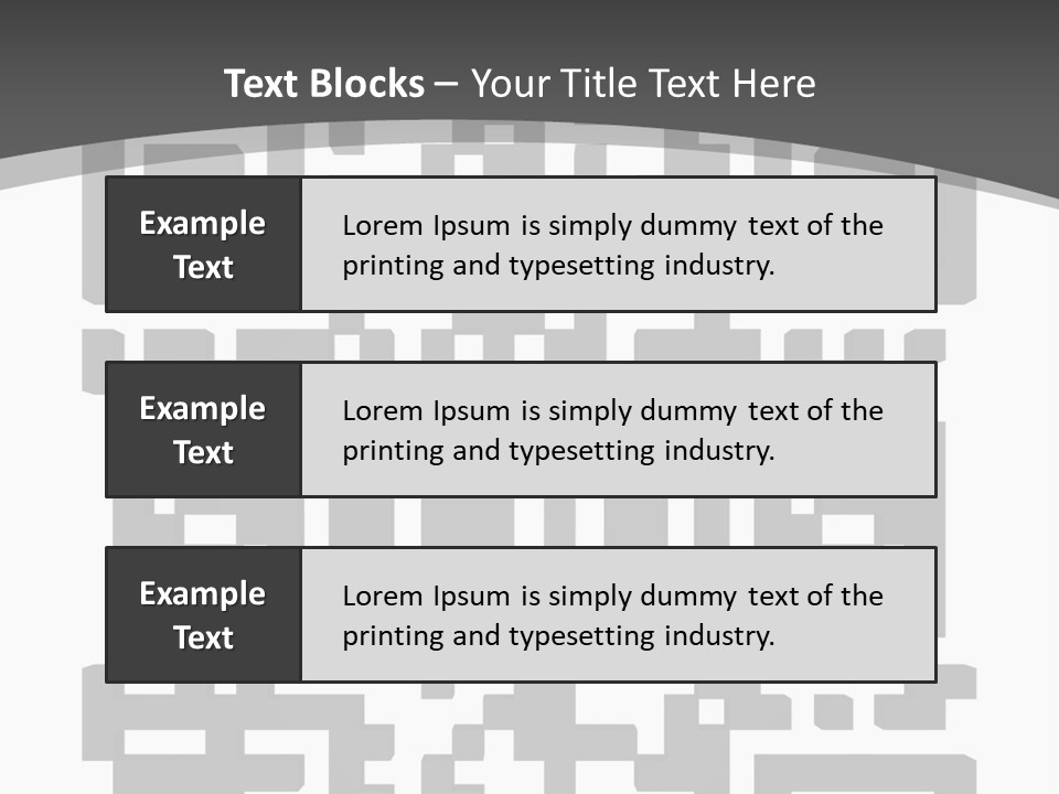 A Black And White Image Of A Qr Code PowerPoint Template