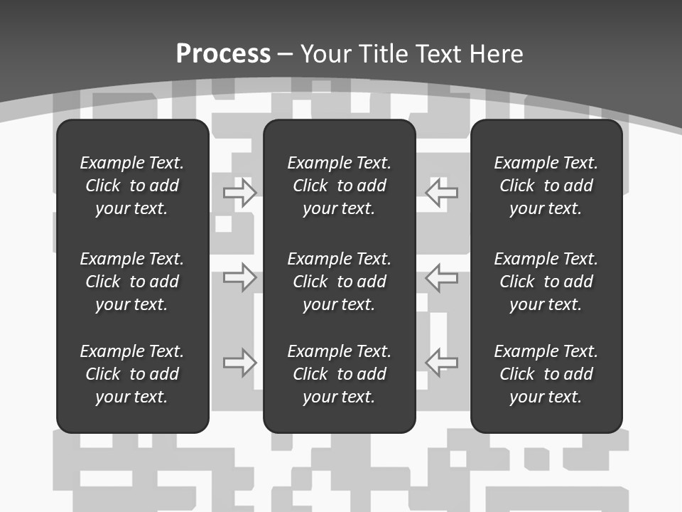 A Black And White Image Of A Qr Code PowerPoint Template