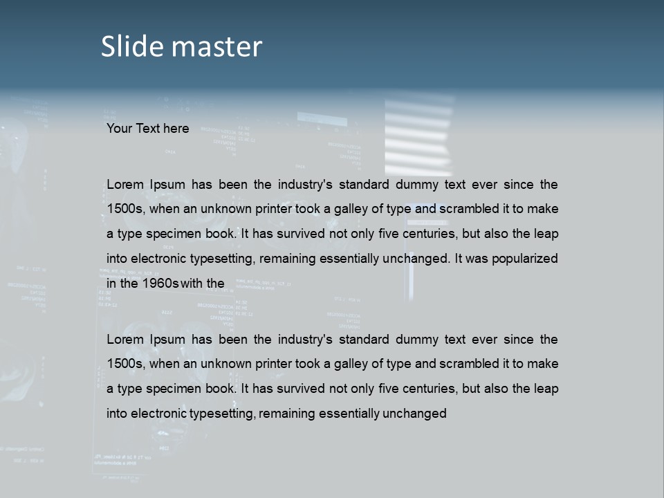 Cancer Anatomy Ray PowerPoint Template