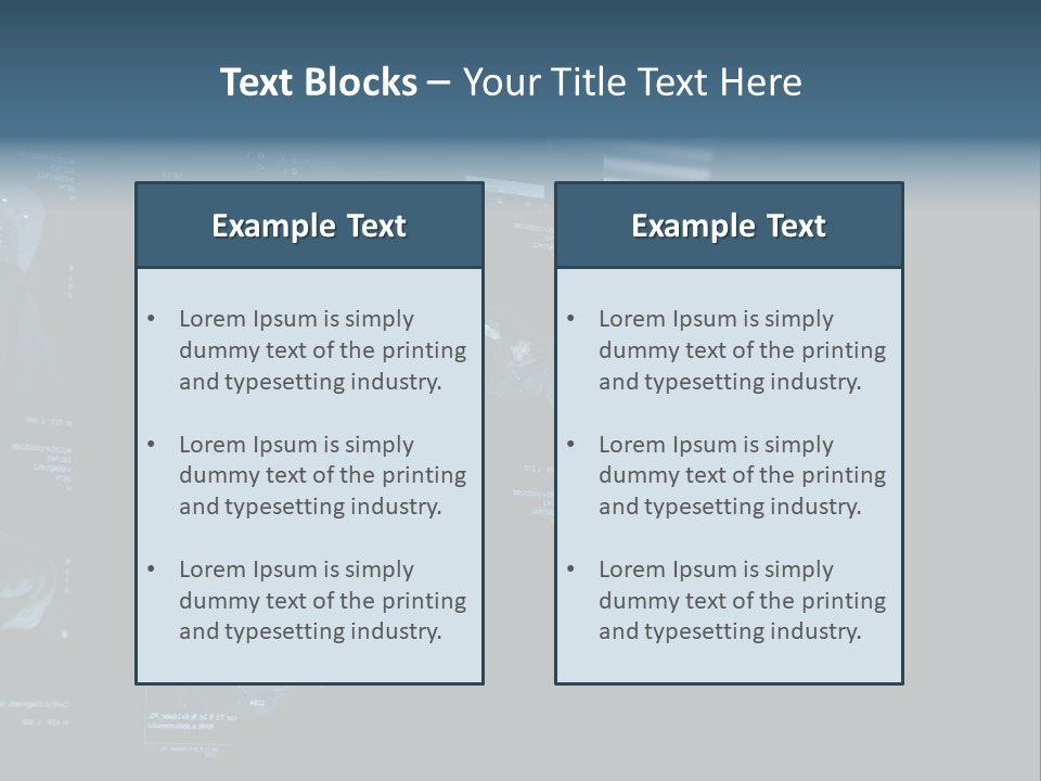 Cancer Anatomy Ray PowerPoint Template