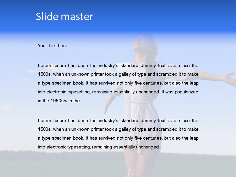 Action People Spring PowerPoint Template