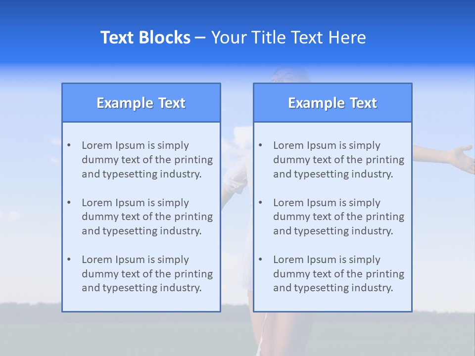 Action People Spring PowerPoint Template