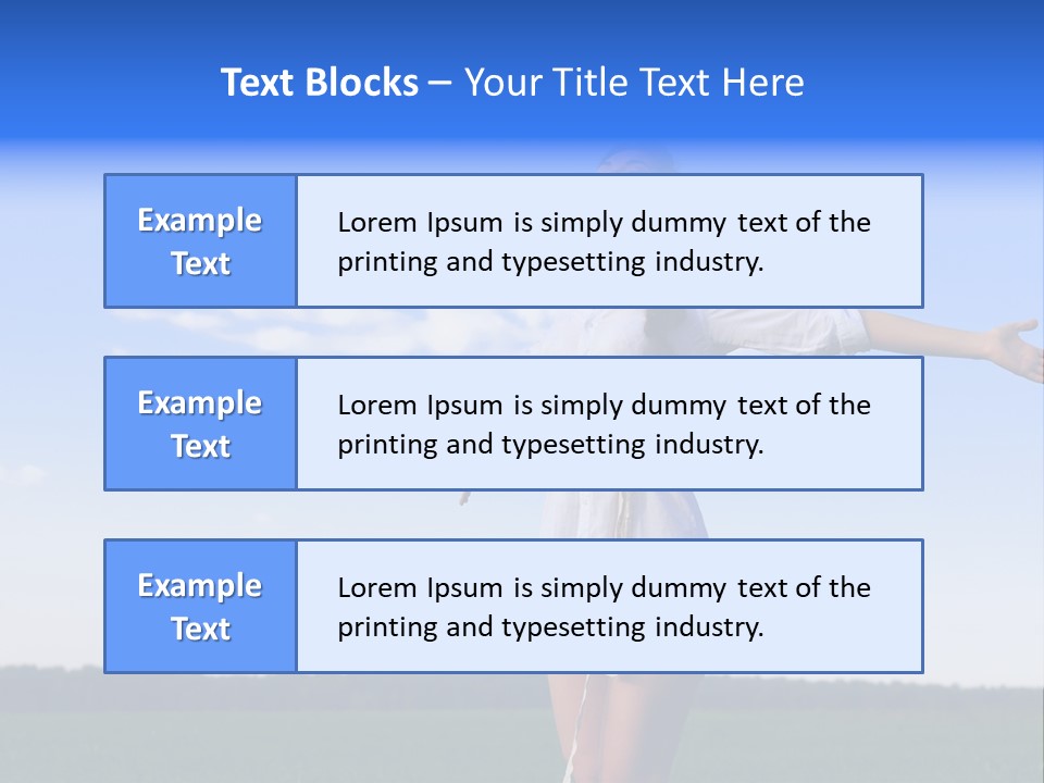 Action People Spring PowerPoint Template