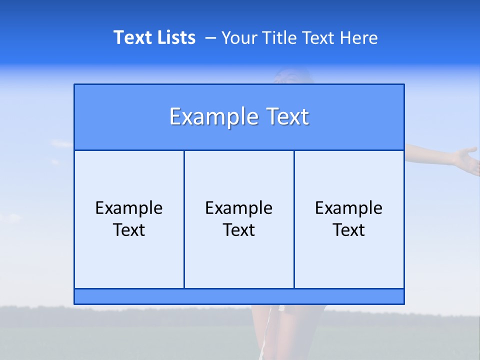 Action People Spring PowerPoint Template