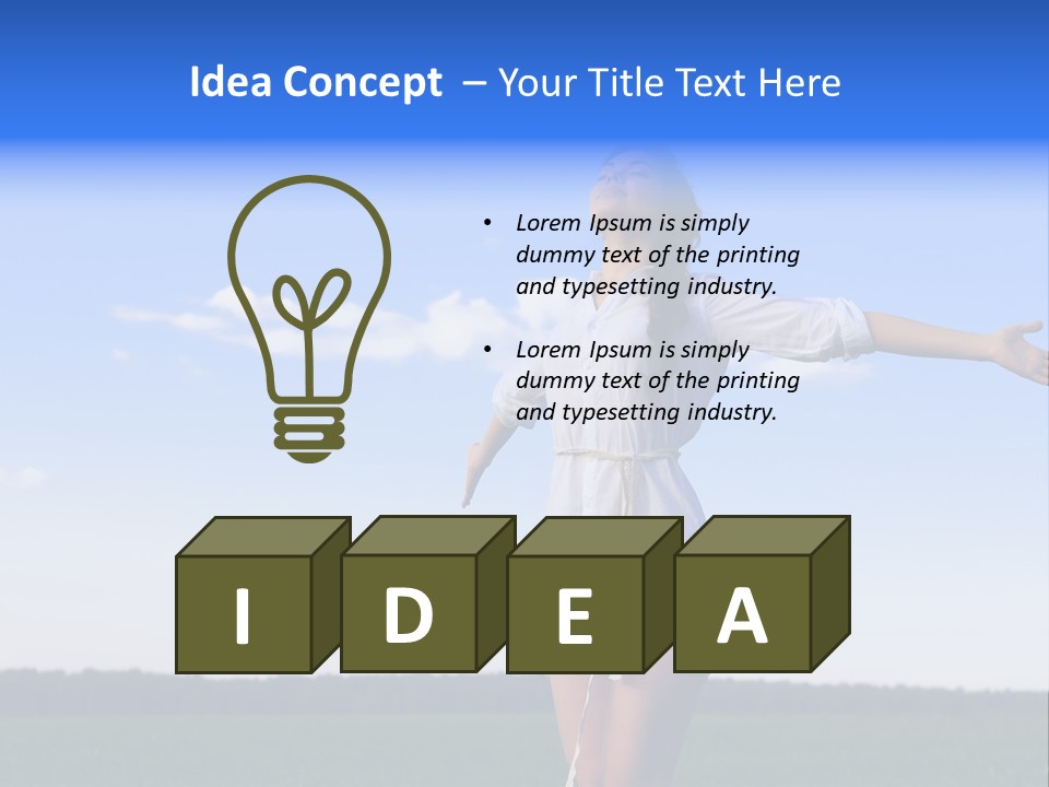 Action People Spring PowerPoint Template