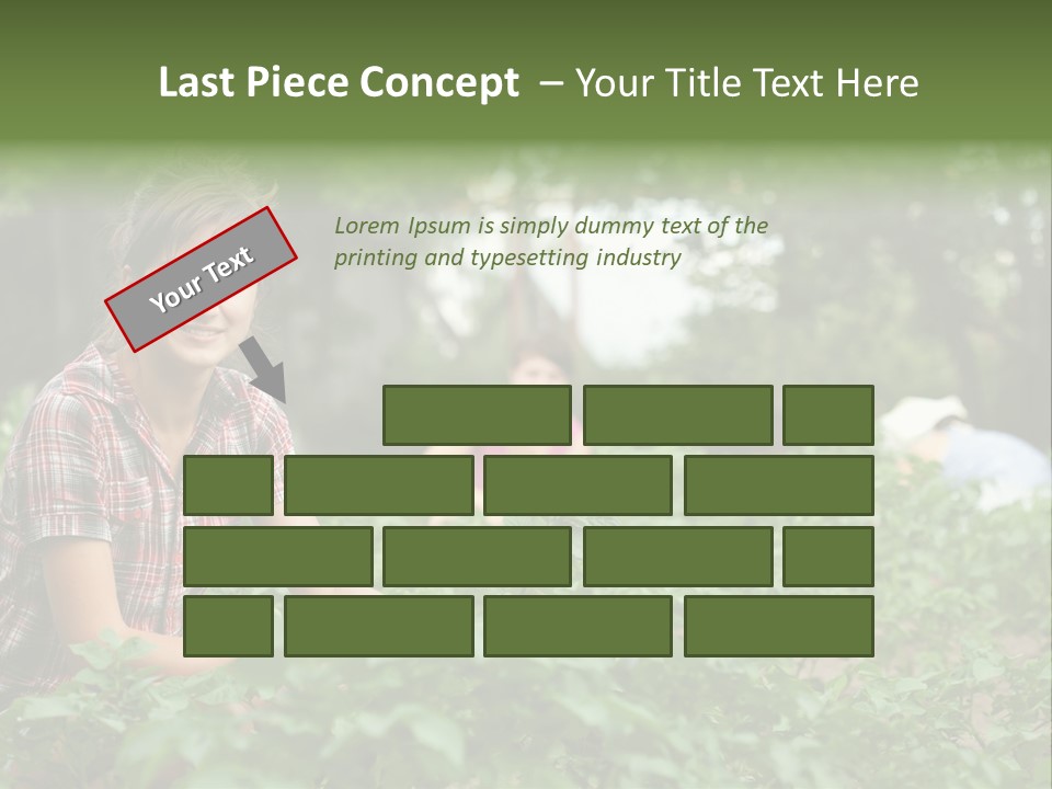 Pastoral Farming Three PowerPoint Template